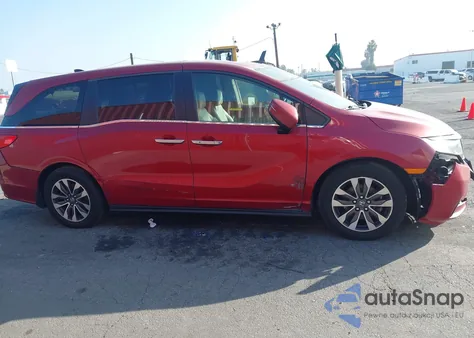 2022 Honda Odyssey Ex-L из США, поврежденный, VIN 5FNRL6H70NB000849